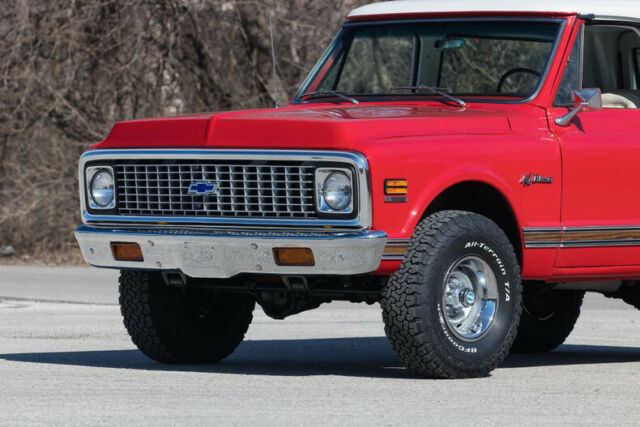 1971 Red Chevrolet Blazer SUV