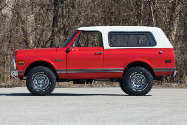 1971 Red Chevrolet Blazer SUV