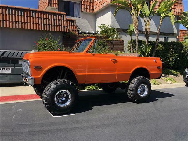 1971 Orange Chevrolet Blazer Truck