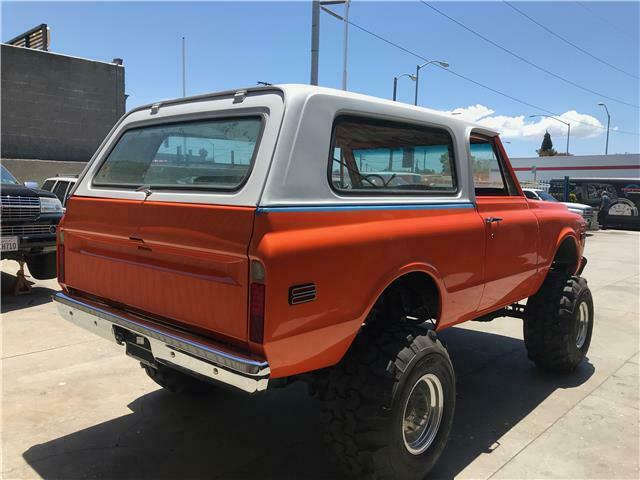 1971 Orange Chevrolet Blazer Truck