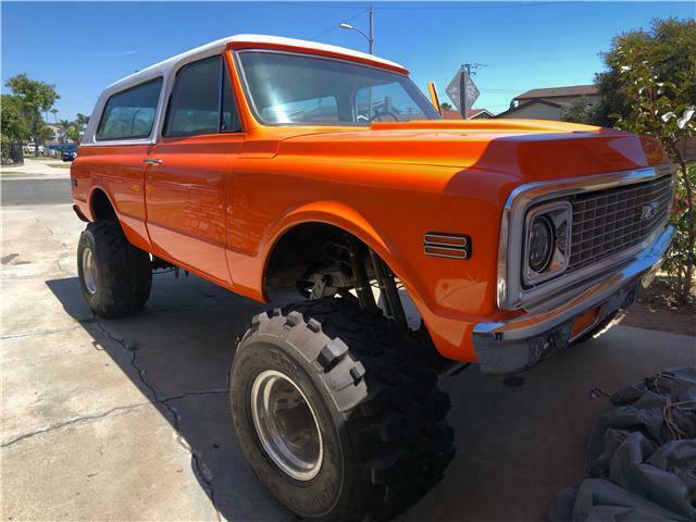 1971 Orange Chevrolet Blazer Truck