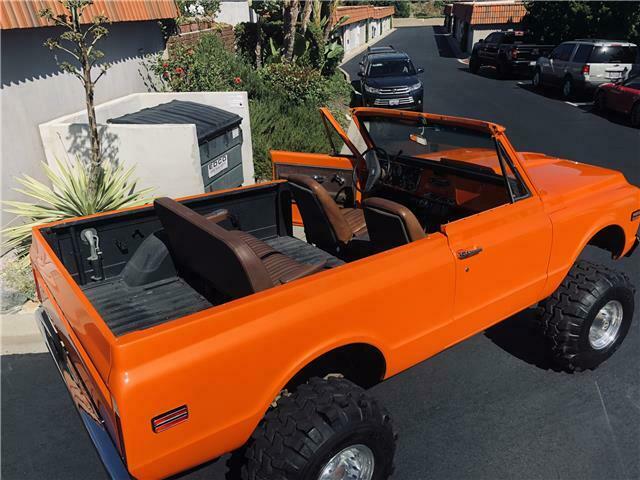 1971 Orange Chevrolet Blazer Truck