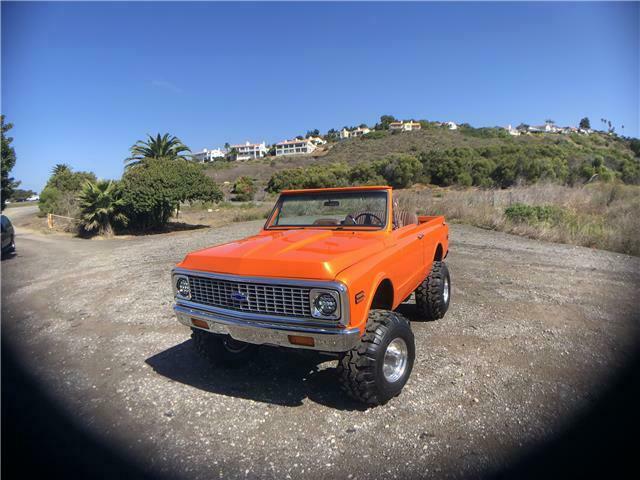 1971 Orange Chevrolet Blazer Truck