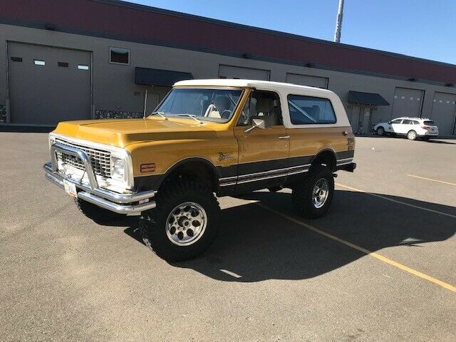 1971 Yellow Chevrolet Blazer SUV