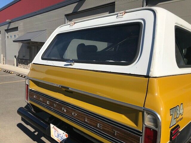 1971 Yellow Chevrolet Blazer SUV