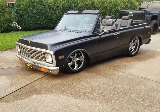 1971 Black Chevrolet Blazer Convertible