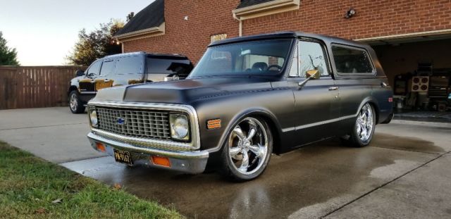 1971 Black Chevrolet Blazer Convertible