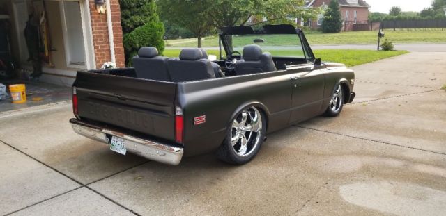 1971 Black Chevrolet Blazer Convertible