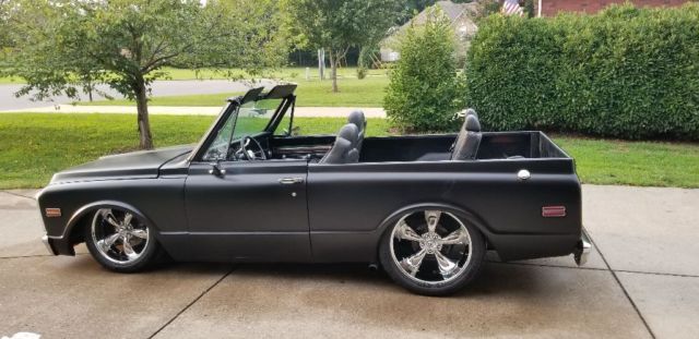 1971 Black Chevrolet Blazer Convertible