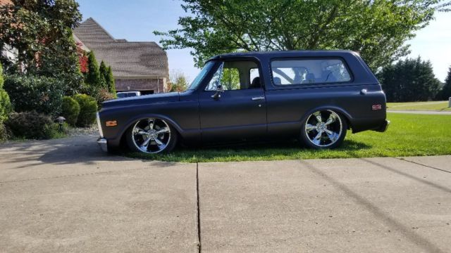 1971 Black Chevrolet Blazer Convertible