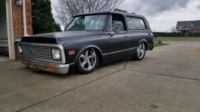 1971 Black Chevrolet Blazer Convertible