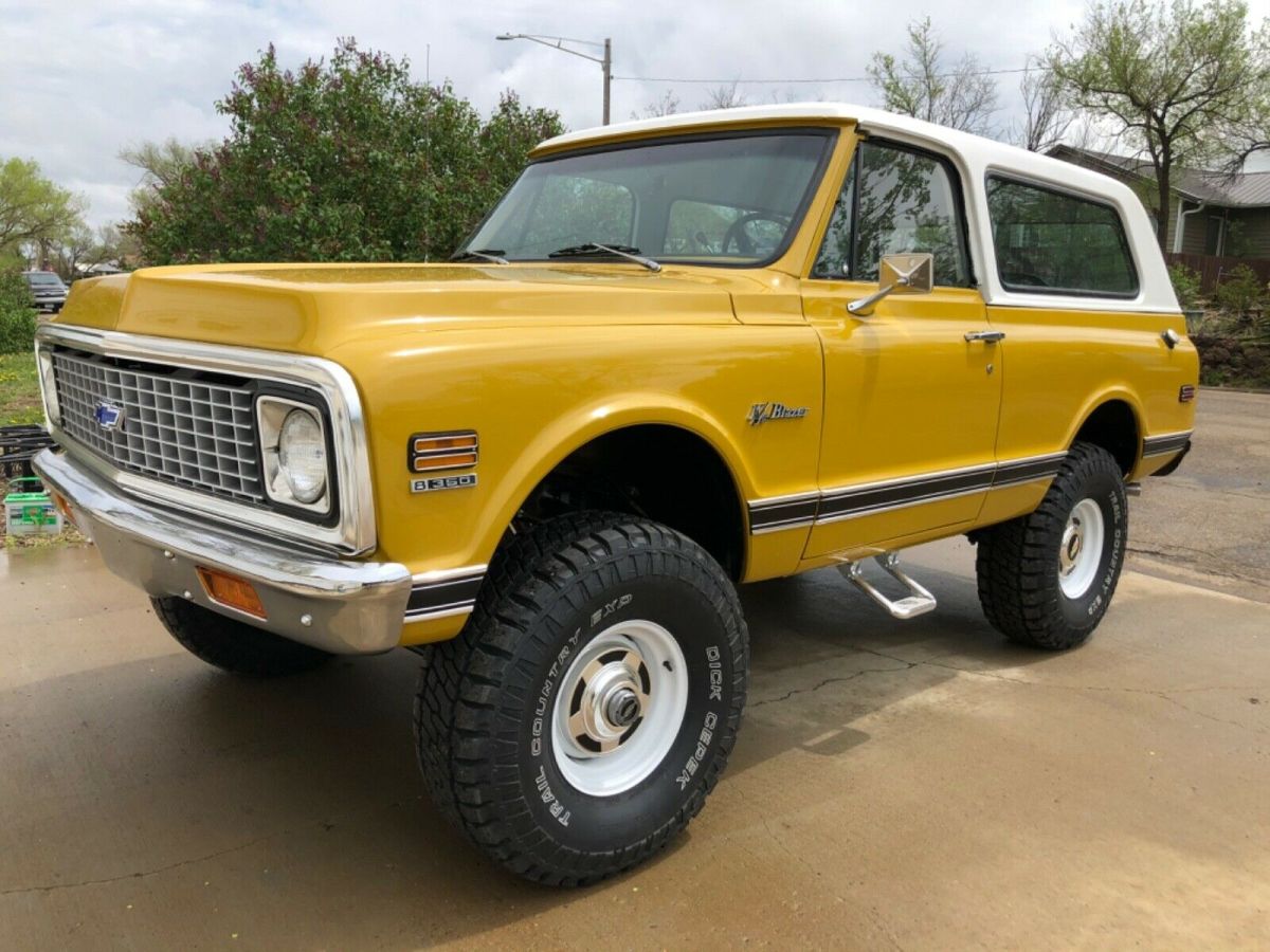 1971 Yellow Chevrolet Blazer SUV