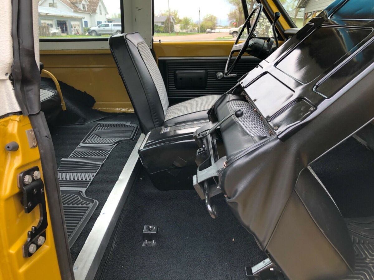 1971 Yellow Chevrolet Blazer SUV