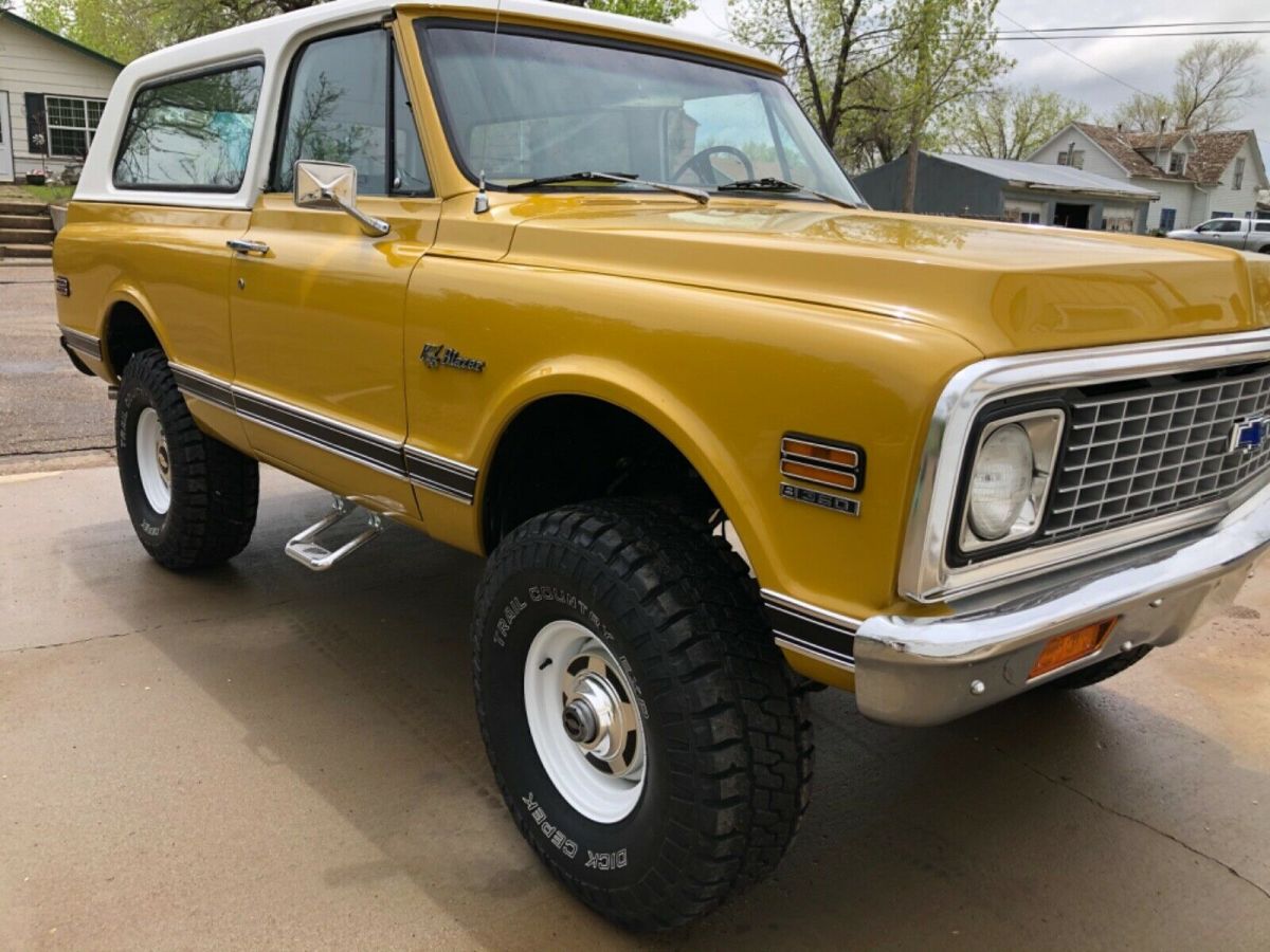 1971 Yellow Chevrolet Blazer SUV