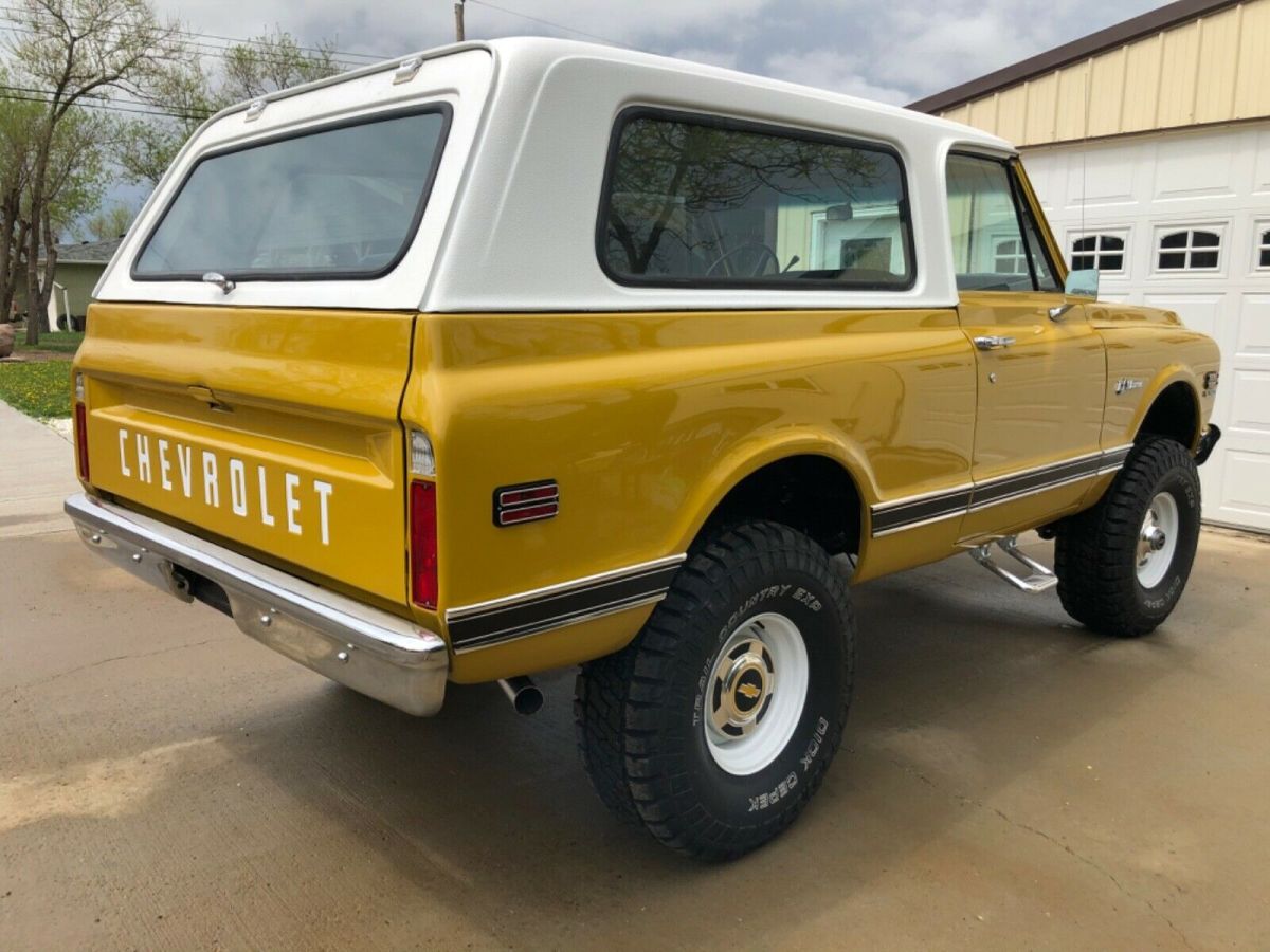 1971 Yellow Chevrolet Blazer SUV