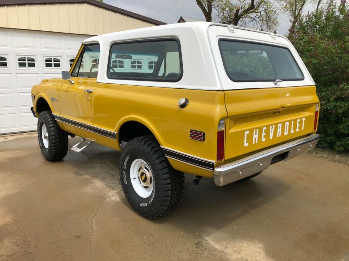 1971 Yellow Chevrolet Blazer SUV