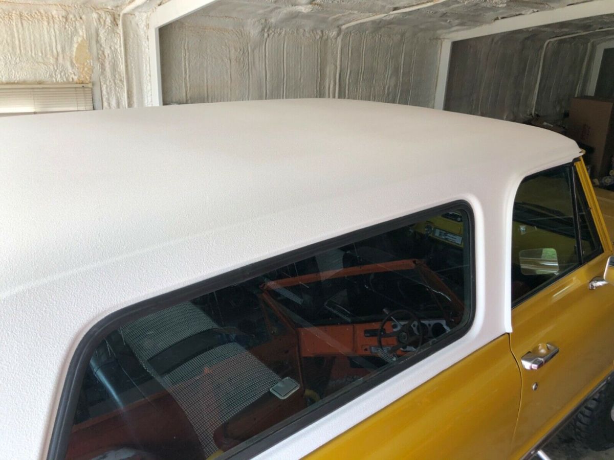 1971 Yellow Chevrolet Blazer SUV