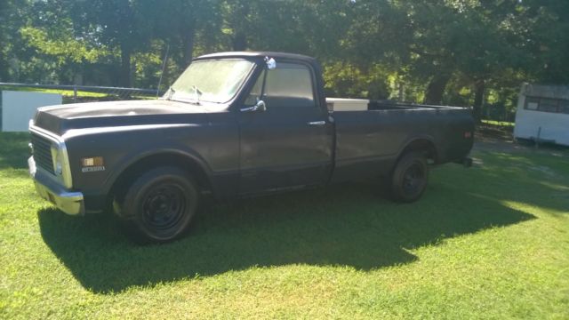 1971 Black Chevrolet C-10 Cab & Chassis