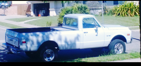 1971 Blue Chevrolet C-10 Auto
