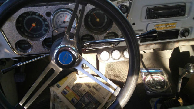 1971 Blue Chevrolet C-10 Auto