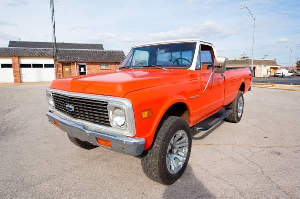 1971 Orange Chevrolet Other Pickups Pickup