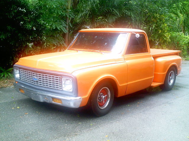 1971 TANGERINE/ORANGE Chevrolet C-10 Cab & Chassis