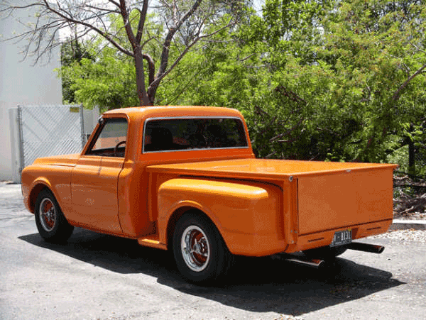 1971 TANGERINE/ORANGE Chevrolet C-10 Cab & Chassis