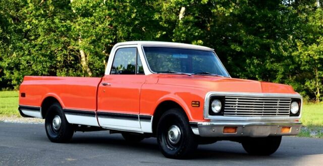 1971 Red Chevrolet C-10 --