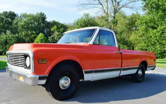 1971 Red Chevrolet C-10 --