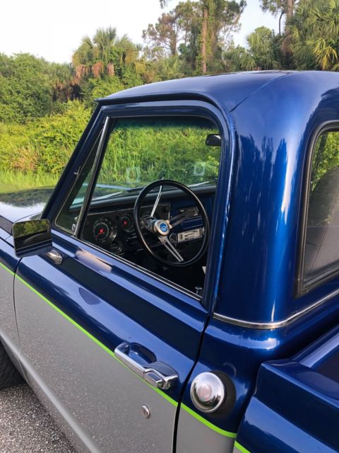1971 Gray/Blue/Green pinstripe Chevrolet C-10 Standard Cab Pickup