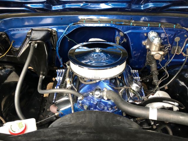 1971 Blue and silver Chevrolet C-10 Pick Up Truck