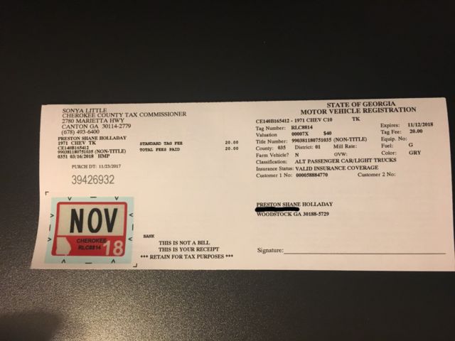 1971 Gray Chevrolet C-10