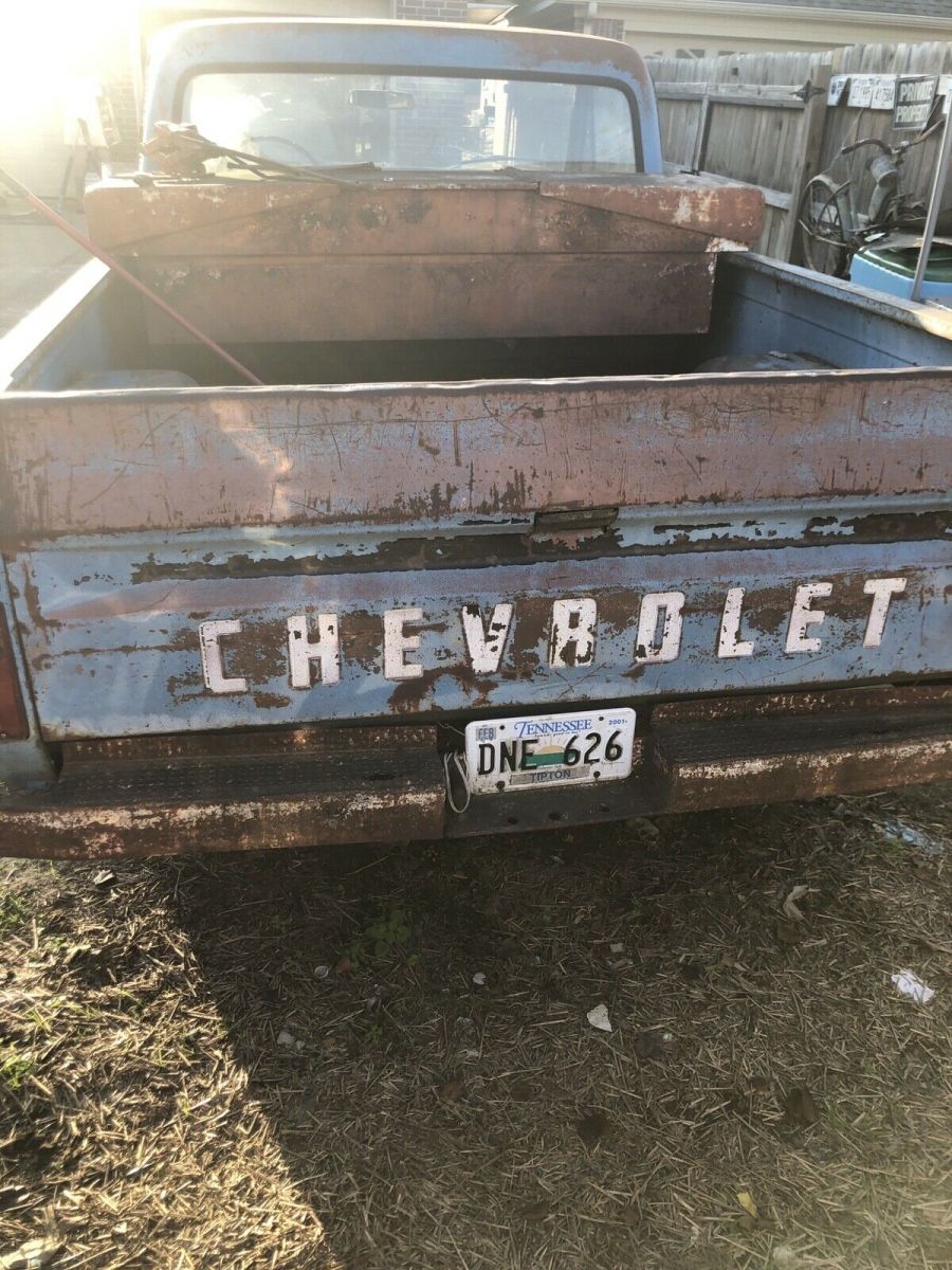 1971 Blue Chevrolet C-10 Pickup