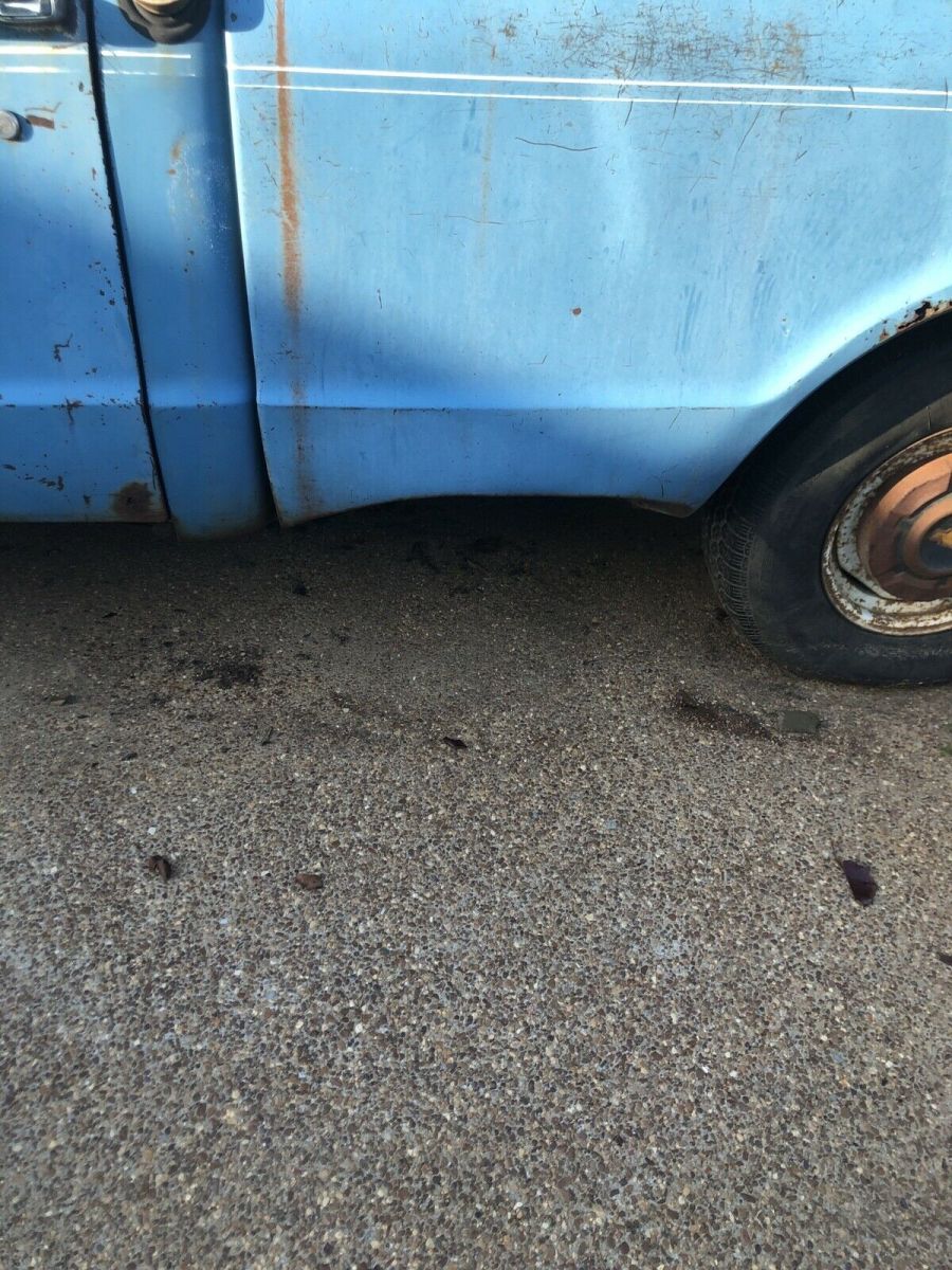 1971 Blue Chevrolet C-10 Pickup