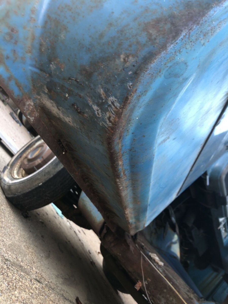 1971 Blue Chevrolet C-10 Pickup