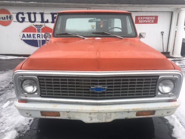 1971 ORANGE Chevrolet C10 Pickup