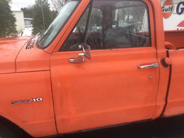1971 ORANGE Chevrolet C10 Pickup