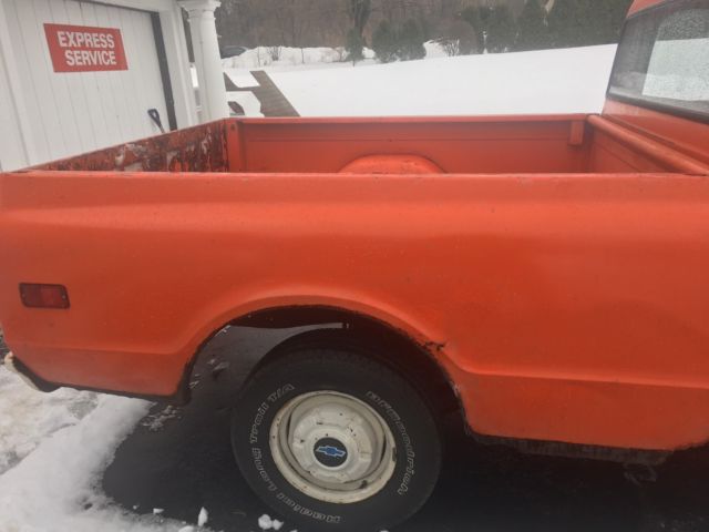 1971 ORANGE Chevrolet C10 Pickup