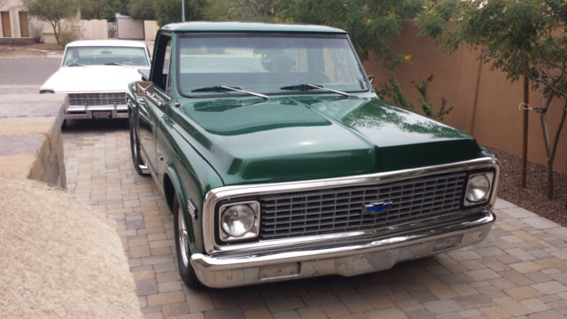 1971 Green Chevrolet C-10 Standard Cab Pickup