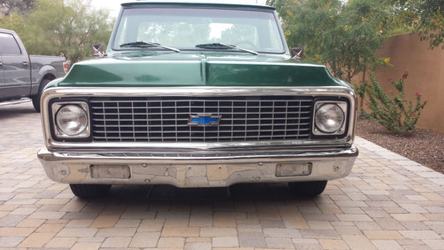 1971 Green Chevrolet C-10 Standard Cab Pickup