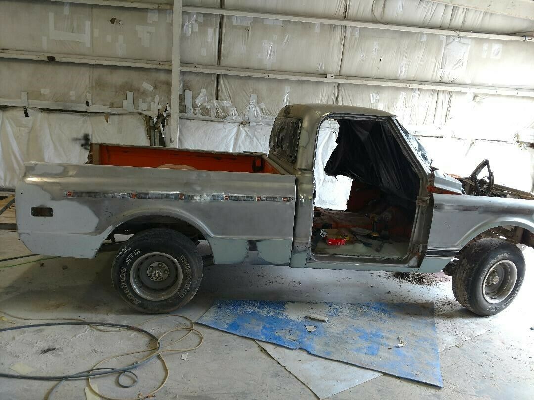 1972 Silver Chevrolet Chevy Standard Cab Pickup