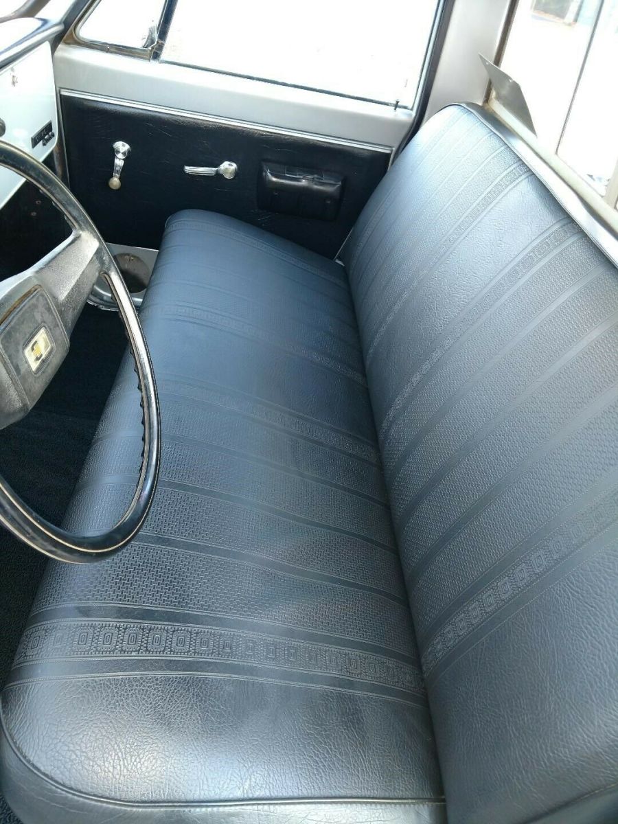 1972 Silver Chevrolet Chevy Standard Cab Pickup