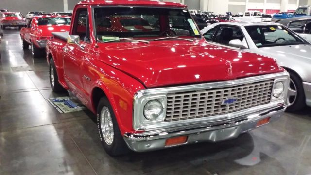 1971 Red Chevrolet C-10 Standard Cab Pickup