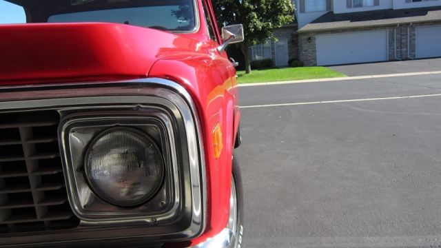 1971 Red Chevrolet C-10 Standard Cab Pickup