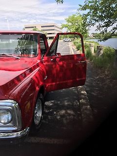 1971 Red Chevrolet C-10 Standard Cab Pickup