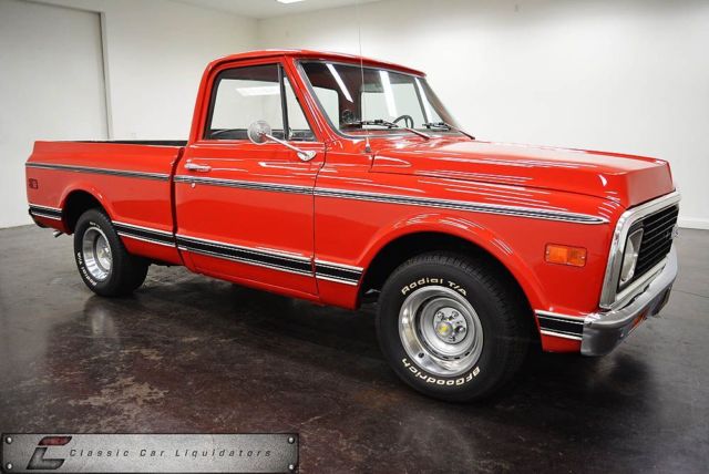 1971 Red Chevrolet C-10 Pickup