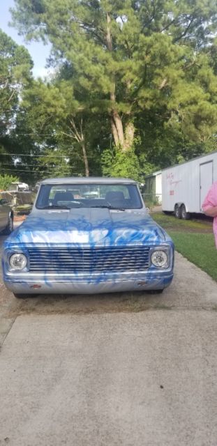 1971 Silver Chevrolet C-10 SWB truck