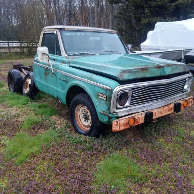 1971 Green Chevrolet C-10 Standard Cab Pickup