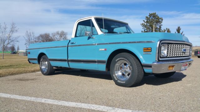 1971 Blue Chevrolet C-10
