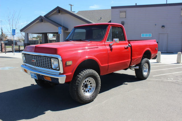 1971 Red Chevrolet C-10 Pickup Truck